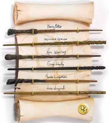 Présentoir baguettes jumeaux Weasley - Harry Potter - 3 Reliques Harry  Potter