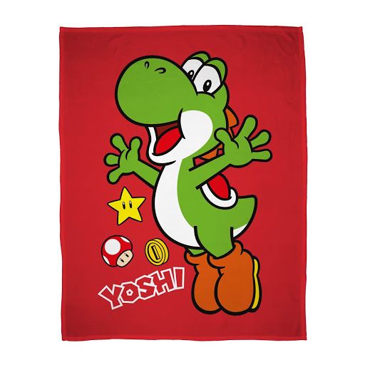 Super Mario - Plaid 100 x 150 - Yoshi - Objet de décoration » Dive..